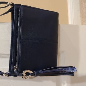 Midnight blue Brighton crossbody